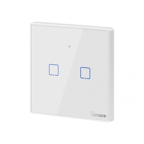 Smart Switch WiFi RF 433 Sonoff T2 EU TX 2-channel new, factory sealed