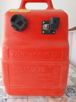 Quicksilver fuel tank with floater 25 liters like new