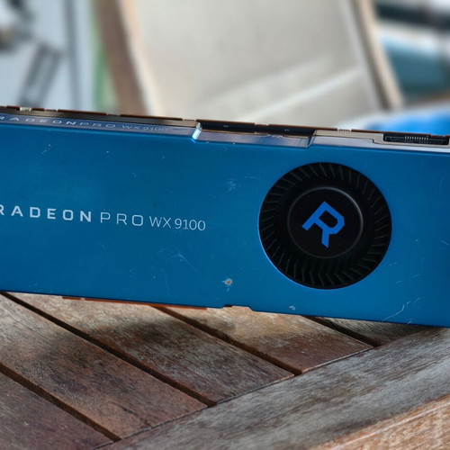 AMD Radeon Pro WX 9100 used graphics card 16GB HBM2 memory