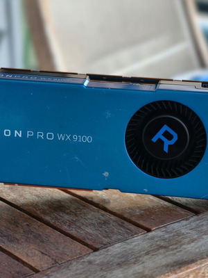 AMD Radeon Pro WX 9100 used graphics card 16GB HBM2 memory