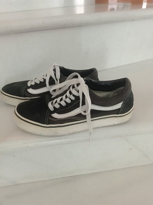 Vans Old Skool δερμάτινα αθλητικά μεταχειρισμένα, νούμερο 38, μπλε