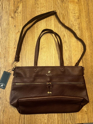 Polo Club Beverly Hills shoulder bag brown new