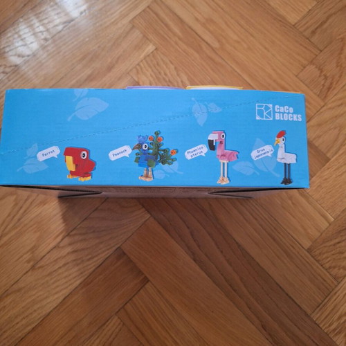 Building blocks set of 10 bird types new