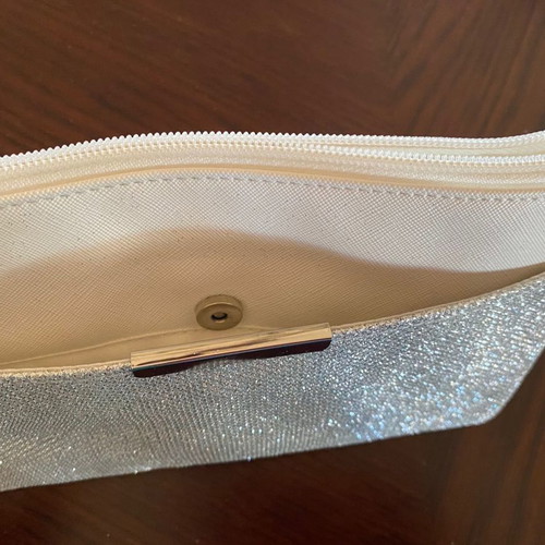 Silver Clutch Bag Dorothy Perkins new