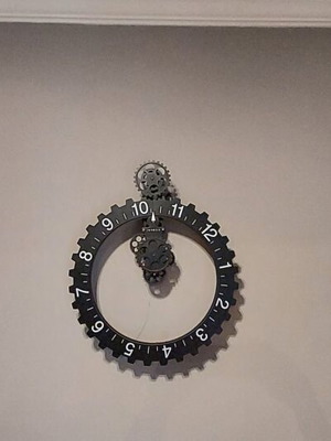 Custom Made wall light pair, black with decorative transparent detail