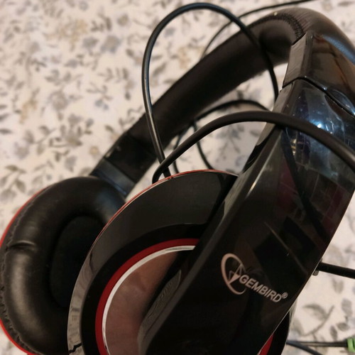 Gembird headphones like new with microphone and volume control