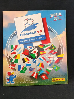 Άλμπουμ Panini France 98 μεταχειρισμένο, πλήρες με σκορ