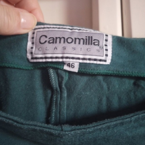 Camomilla Classics vintage set skirt and jacket emerald green