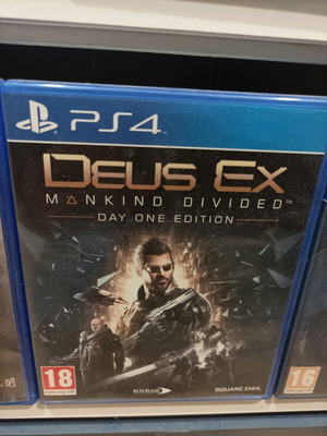 Deus Ex Mankind Divided Day One Edition used for PlayStation 4