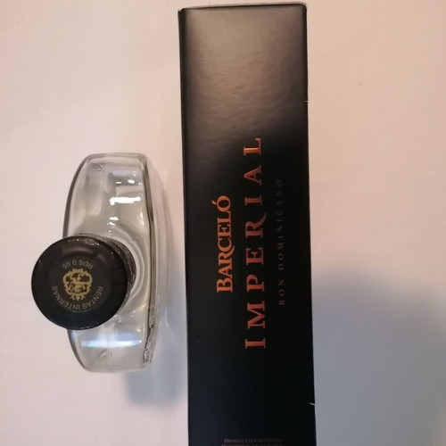Ron Barcelo Imperial 700ml like new, empty decorative bottle