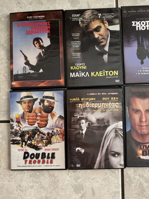 DVD collection of 10 action movies like new with subtitles