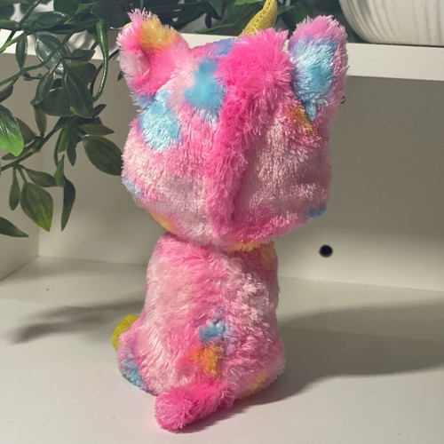 Ty Beanie Boos Fantasia plush multicolor unicorn 15cm like new