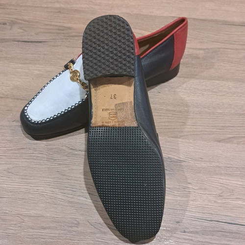 Brunate women's ballerinas like new, blue and red, size 37