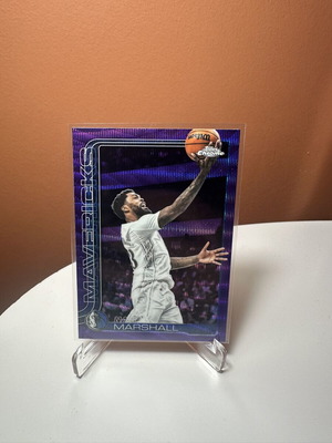 Naji Marshall Purple Refractor 01/75 2025-26 Topps Chrome #28 new