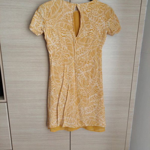 Amichi Mini Dress Medium 38 10 New Mustard Color