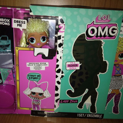 LOL L.O.L Surprise 2019 O.M.G. Series 1 Lady Diva Doll like new