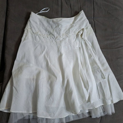 Derhy women's white skirt size M like new