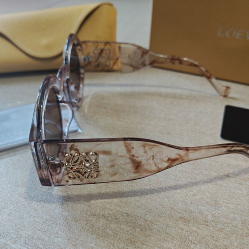 Loewe sunglasses new, brown transparent tortoise acetate frame