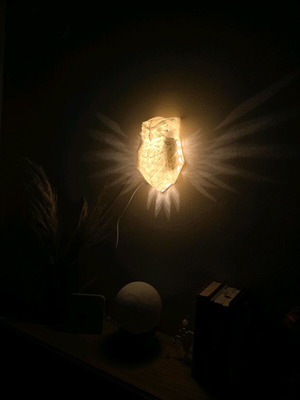 3d printed Wall lamp owl