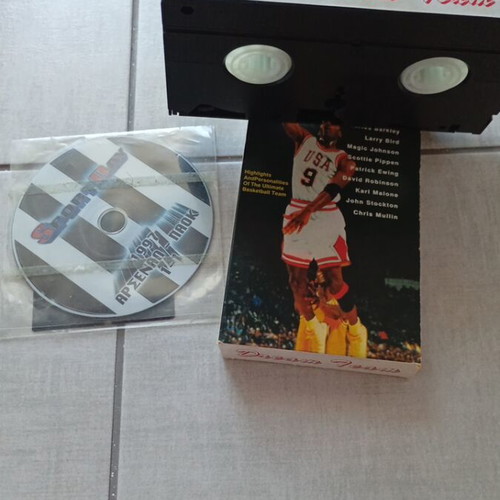 Dream Team video cassette and Arsenal PAOK 1997 DVD like new