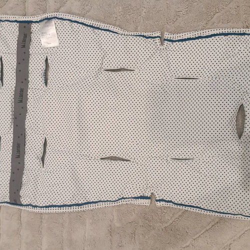 Baby stroller cover 100% cotton like new, double-sided