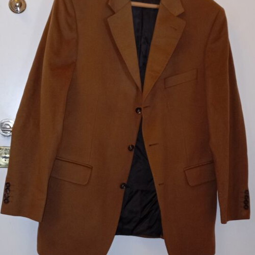Men's Cashmere Jacket brown, new, size L