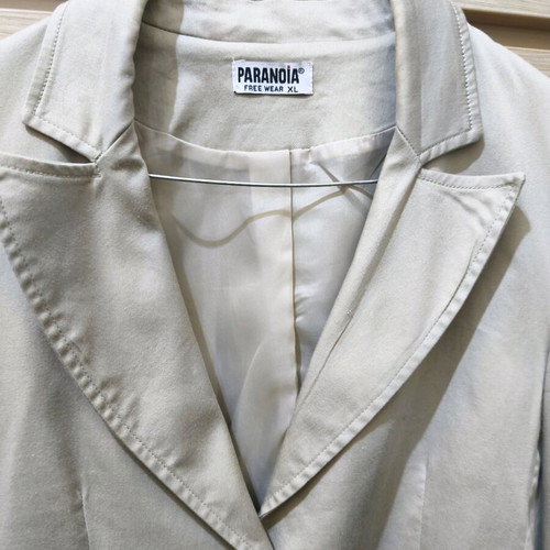 Paranoia women's jacket new, spring fitted beige XL