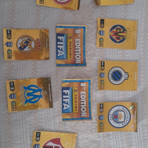Cards used, many and plenty