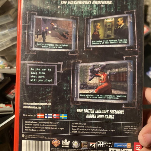 Enter the Matrix PC game good condition