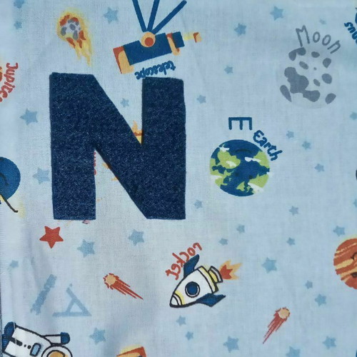 Children's placemat handmade made to order with space theme 40x30 cm