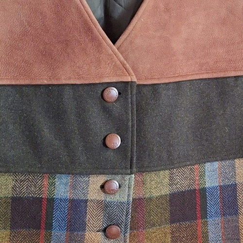 Wool vest vintage Austrian style, like new, size L