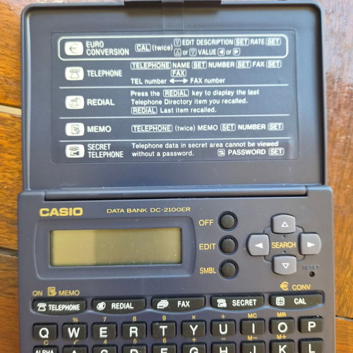 Casio DC-2100ER Digital Calculator and Organizer with Phonebook