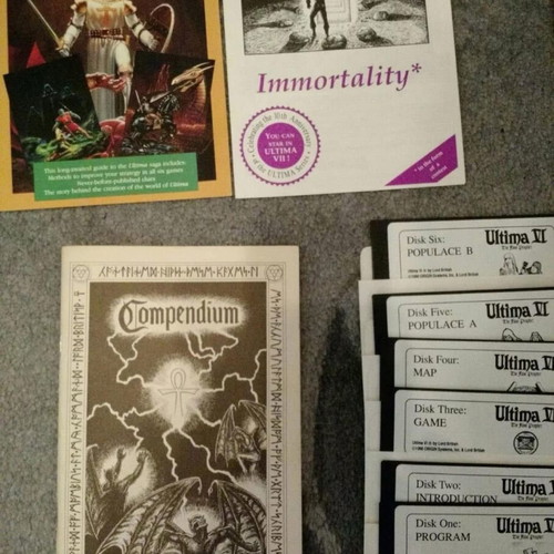 Ultima VI PC used, rare edition with 5.25" and 3.5" floppy disks