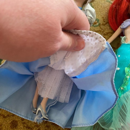 Disney princesses porcelain dolls like new