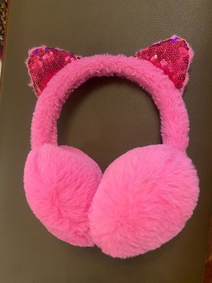Ear protectors like new, pink fuchsia