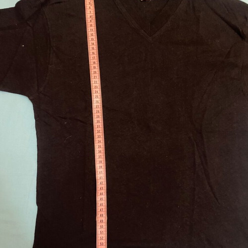 Cotton black top new, size S