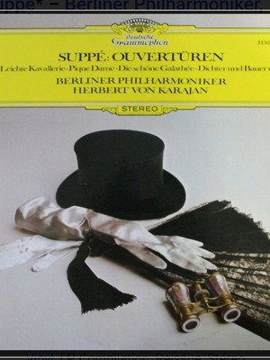 Suppé Ouvertüren vinyl LP used, Berliner Philharmoniker, Herbert von Karajan