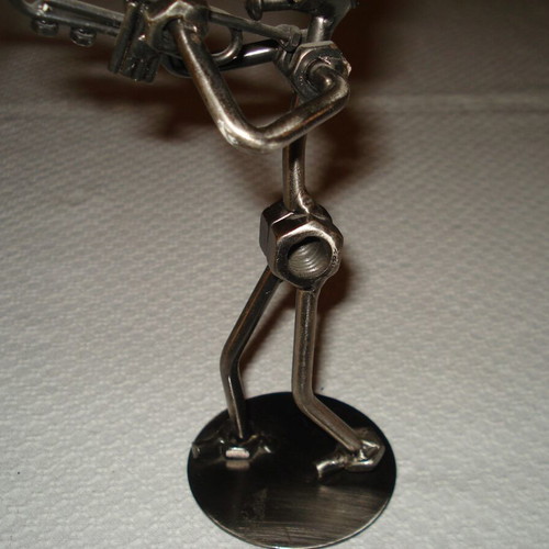 Metal decorative item used 18cm 12cm 6cm 250g