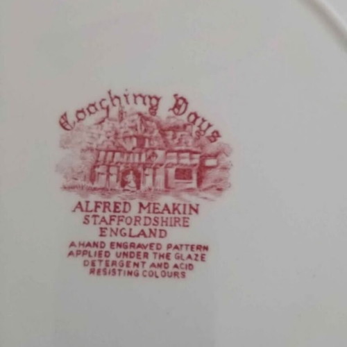 Staffordshire Alfred Meakin vintage collectible plates 27 cm
