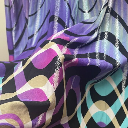 Summer dress like new, size S/M, purple and turquoise
