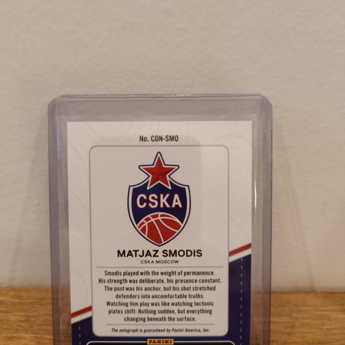 2025-26 Contenders EuroLeague Matjaz Smodis Auto 77/99 new