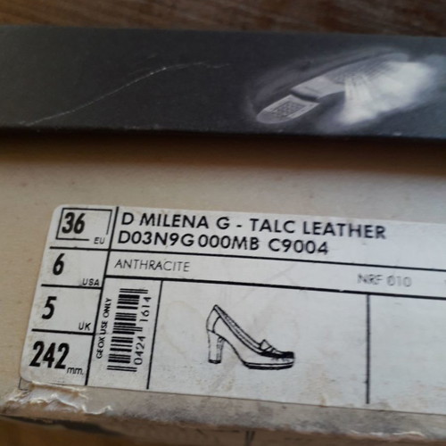 Geox Respira No 36 pumps new, grey with 8-9 cm heel