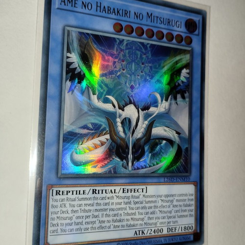 Ame no Habakiri no Mitsurugi Yu-Gi-Oh! card, Ultra Rare