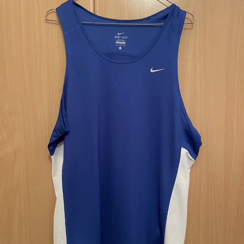 Nike Dry Fit Sports Shirt used, blue, size L