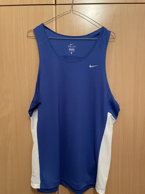 Nike Dry Fit Sports Shirt used, blue, size L