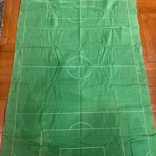 Subbuteo felt pitch used 1.20x0.87 m