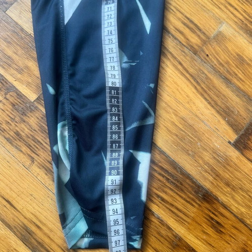 Unisex fitness leggings like new, black and gray, size XL