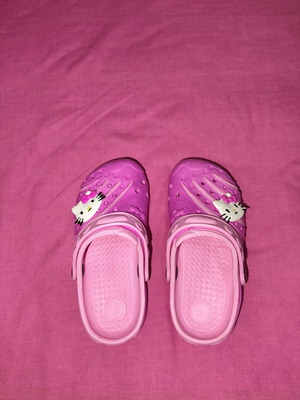 Crocs Hello Kitty παιδικά σαμπό νούμερο 28 καινούργια ροζ