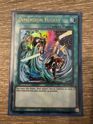 Dimension Fusion YuGiOh κάρτα καινούργια