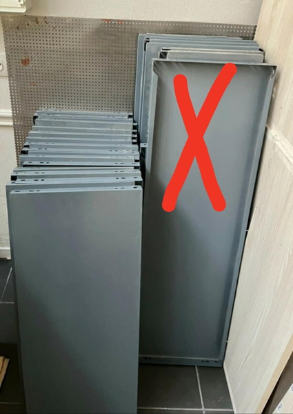 Μεταλλικά ράφια για μαγαζί, αποθήκη